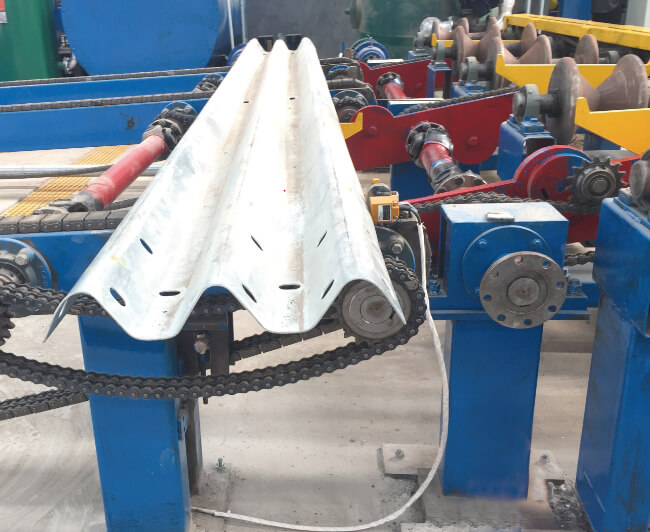 護欄板吹鍍生產線